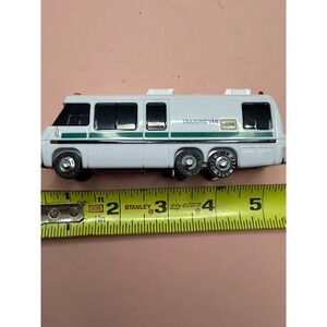 Vintage Hess Training Van Toy Vehicle White Green Collectible RV 1980s 1990s